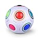 Cuberspeed Bundle 2 pcs Magic Rainbow Ball Fidget Toy Puzzle Magic Rainbow Ball Puzzle Fun Fidget