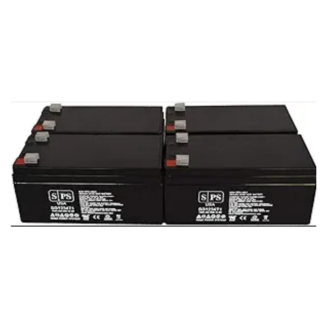 APC BACK-UPS ES BE350G Replacement UPS Battery - 12V 3.4ah - SPS Brand (4 pack)