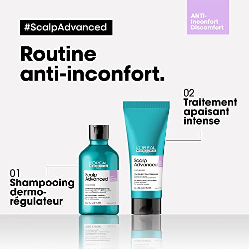 L'Oréal Professionnel, Traitement Anti-Inconfort & Démangeaisons, +83% d'Apaisement du Cuir Chevelu et +96% d'Hydratation, Soin Dermo-Régulateur pour Cuirs Chevelus Sensibles, Sans Silicone, 200ml