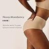 KNIX Super Leakproof High Rise Period Underwear for Women, Machine Washable, Reusable, Warm Sand, XX-Large (1 Pack)