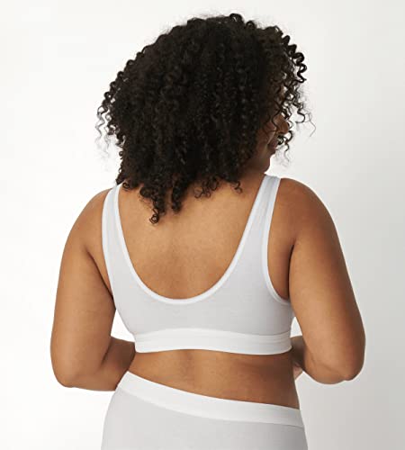 Sloggi Double Comfort - Soutien-Gorge de Tous Les Jours - Uni - Femme - Blanc (0003 Blanc) - FR: 42 (Taille Fabricant: FR: 42/EU: 40)