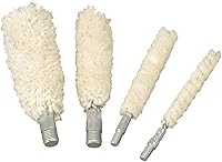 Vista 3 de Tipton Mopa de Ánima Paquete de 3 con Roscas 8-32, Construcción de Algodón para Aplicar Aceite de Arma, Solvente, Limpieza de Ánima, Mantenimiento