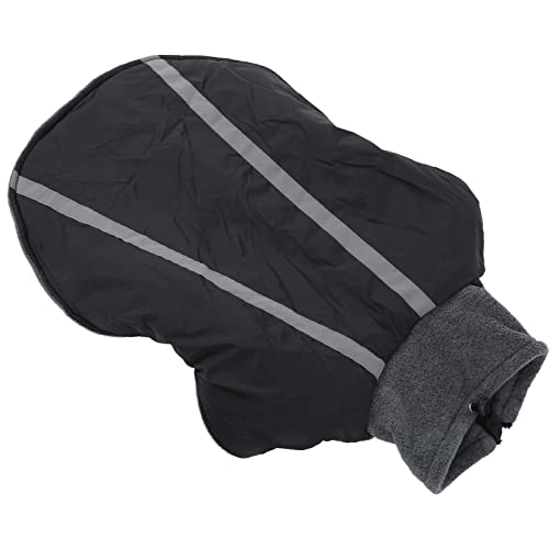 Naroote Capa de chuva de inverno para cães, casaco impermeável seguro para cães pequenos, médios e g