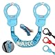 IMAYCC Neue E Scooter Schloss, Handschellenschloss mit Schlüssel, Schloss für E Scooter mit Gummi-Lock-Hülse, Fahrradschloss Hohe Sicherheit, Ideal für E Roller, Fahrrad, Kinderwagen(Blau)