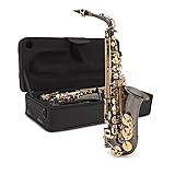 RESPUESTA SUAVE Y TONO - Los muelles de acero azulado proporcionan una acción robusta y duradera y dan brillo y definición al sonido del instrumento, mientras que los reflectores metálicos abovedados ayudan a la proyección. El saxo Gear4music Alto tiene una respuesta ligera y libre que recompensará a los nuevos intérpretes con una excelente entonación y una estabilidad y uniformidad en todos los registros