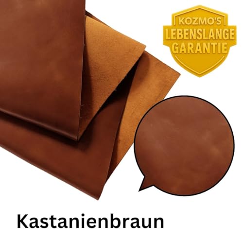 Cuir véritable marron châtaignier pour des créations uniques et durables