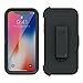 iPhone X Case, iPhone Xs Case, ToughBox [Armor Series] [Shock Proof] for Apple iPhone X Case [Comes with Holster & Belt Clip] [Fits OtterBox Defender Series Belt Clip]