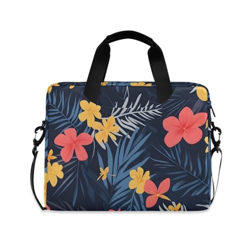 Bolsa maletín portátil floral navy para laptop 13-15.6" miniatura 1