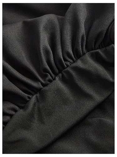 GORGLITTER Girl's Dresses Cute Off The Shoulder Bubble Dress Ruched Sleeveless Party Birthday Mini Dresses4