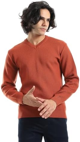Andora Mens striped Round Neck Sweater Pullover Sweater