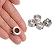 sourcing map 10-teiliges Set Schraubkragen 8mm Bohrung, 14mm Außendurchmesser, 7mm Breite, Landeklappen-Stopprad Schraubkragen