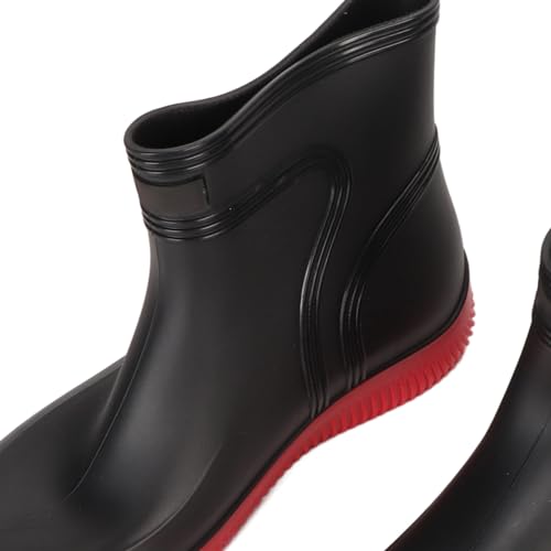 Botas de Chuva Antiderrapantes, Homens Botas de Chuva, Botas de Chuva Ao Ar Livre Botas de Meia Pant