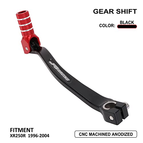 Jfg Racing Dirt Bike Shift Lever Motorcycle Folding Shift Lever Gear Shift Lever Shifter Compatible To Xr250R 1996-2004 96-04 96 97 98 99 00 01 02 03 04 Xr 250R Red #TOP1