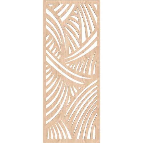 Image of 11 3 /8 inchW x 29 3 /8 inchH x 1 /4 inchT Chester Decorative Fretwork Wood Wall Panels, Red Oak
