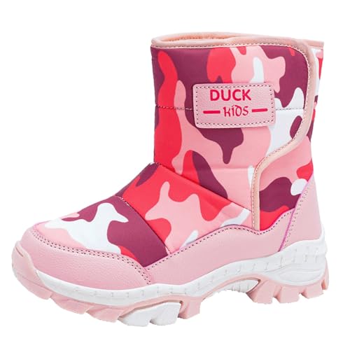 IWIHMIV Girl Winter Boots Snow Boots Boys Winter Boots Toddler Snow Boot Boys Girls Warm Snow Boots Winter Shoes for Little