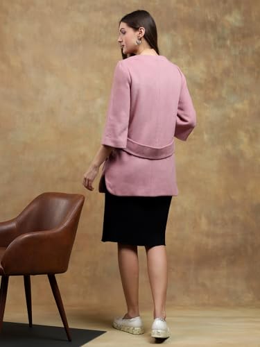 Image of KOTTY Womens Cotton Blend Standard Length Elegant Style Coat - Classic Style with Modern Detailing