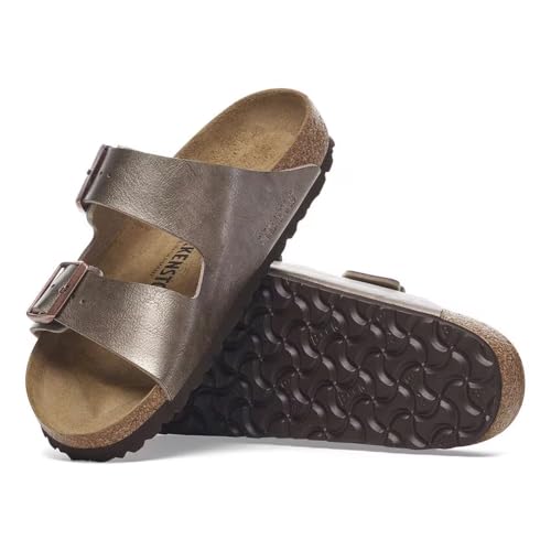 Image of Birkenstock Arizona Women's Double Band Sandal, Graceful Taupe N, 9 AU
