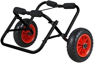 Kayak Cart Dolly Black Painted No Punk Rubber Boat SUP-Sap Rubber Boat - Stand Up Paddle Board [55 Business Days Until 16 Pm