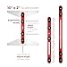 ADNELI Red Stair Tread Template Tool – Flooring Tools Staircase Step Treads Include Scale Plate, Tie Rods, Star Knobs, Accessories – Heavy Duty Aluminum Stair Tread Tool Stair Measurement Tool