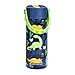 Elemental Water Bottles for Kids - Splash Kids Water Bottle for School with Pop-it Handle - BPA Free Tritan Plastic Water Bottle with Straw Leak Proof when Spout is Closed - Dinosaur- 18oz