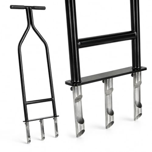 Image of Core Aerator with Weeder, Heavy Duty Lawn Aerator Tool,