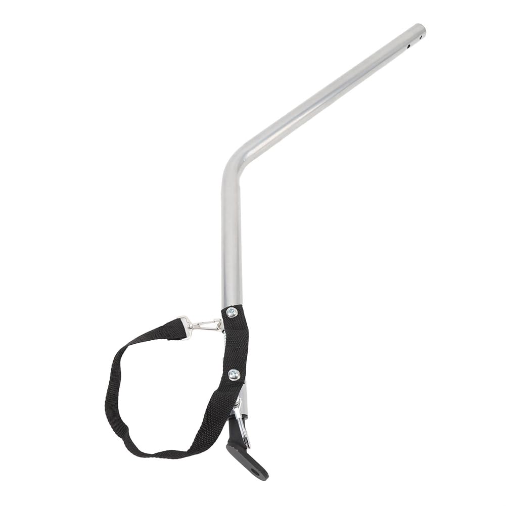 Fahrradanhänger-Zugstange, Fahrrad-Lastenanhänger-Zugstange, Stahl-Zugarm, Ersatzteil, 74 cm, mit Sicherheitsgurt