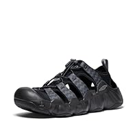 KEEN Men's Hyperport H2 SANDAL, Black Steel Grey, US 13