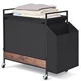Laundry Hamper with Wheels; 174L Extra Large Rolling Laundry Cart with Removable Liner Bag; Heavy Du