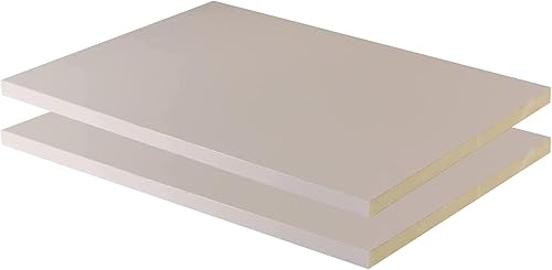 Miniatura 3 de B&B HARDWARE Estantes para gabinete, melamina de 34 pulgadas de grosor, espacio de organización personalizado con elegantes estantes de melamina de