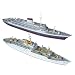 HKX Modello Giocattoli 1/250 Italia ANDREA DORIA Svezia STOCCOLMA Nave Da Crociera Bambini Giocattoli E Regali, 50,9 Inchx6,8 Inch