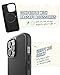Smartish® iPhone 14 Pro Max Magnetic Case - Gripmunk Compatible with MagSafe [Lightweight + Protective] Slim/Thin Grip Cover with Microfiber Lining for Apple iPhone 14 Pro Max - Black Tie Affair