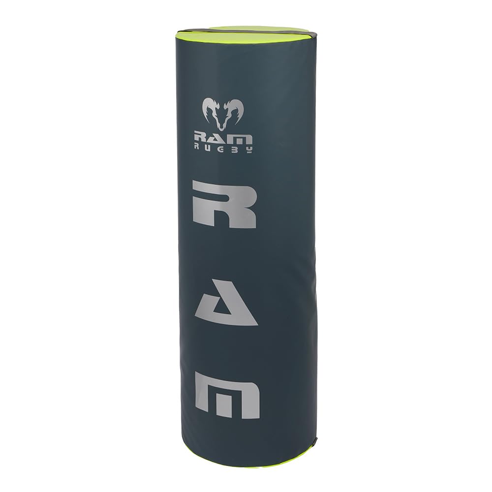 Saco de placaje para rugby, de Ram; hecho en Reino Unido, de alta calidad y durabilidad; 4 tamaños disponibles: Rambo de 30 kg, Senior de 20 kg, Youth de 15 kg y Junior de 10 kg, RR-tacklebag, rojo/negro, infantil