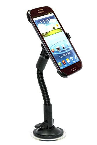 Hsini Car Mount Holder For Samsung Galaxy S3 I9300 - Retail Packaging - Black #TOP1