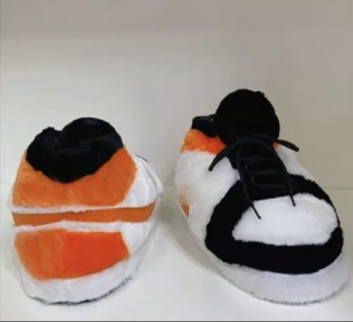 Image of Warm Furry Sneakers Slipper Comfy House Shoes Winter Plush Fuzzy Slipper Shoes For Women Men One Size Fits Most Fluffy Slides For Indoor Outdoor Bigfoot Gifts Houseshoes