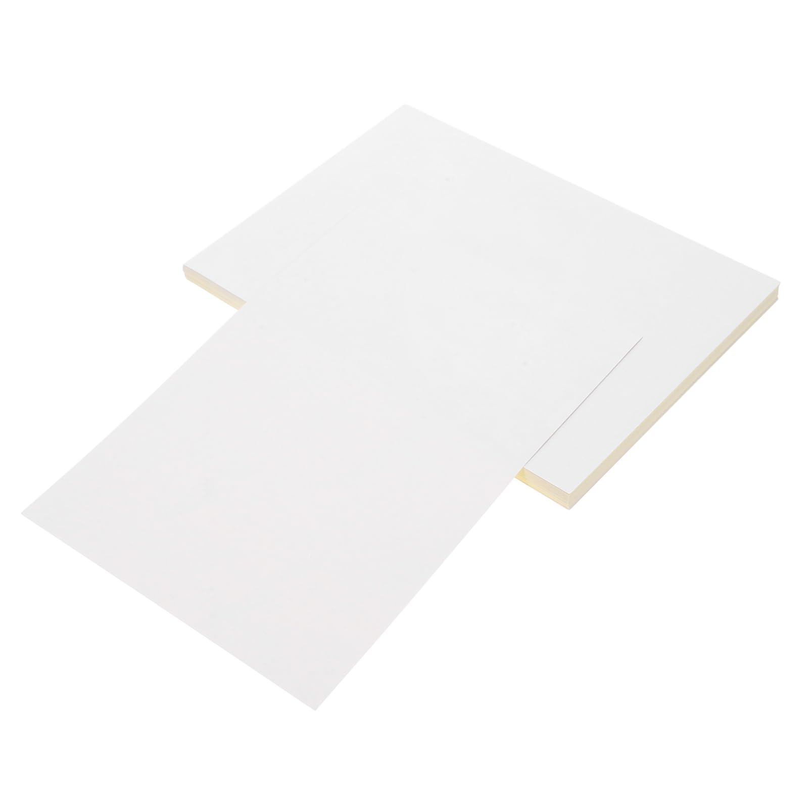 Abaodam Étiquettes Adhésives A5 en Papier Blanc, 150 Pièces, Imprimables et Inscriptibles, Forte Adhérence pour Bureau et Logistique