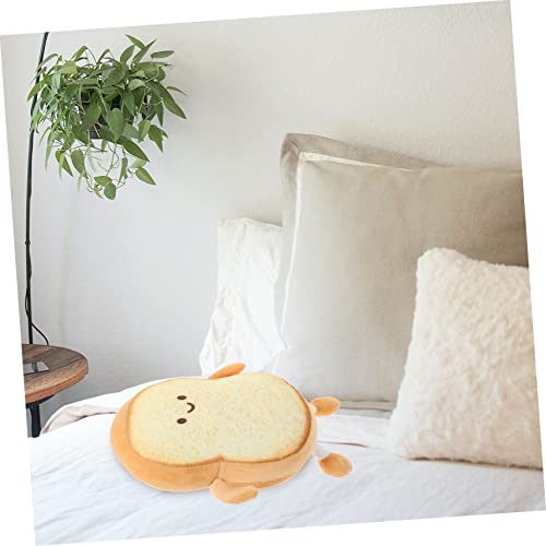 Veemoon 1 Unidade Brinquedo De Pelúcia Torrada De Pão Fatiado Travesseiro Recheado Brinquedos Macios
