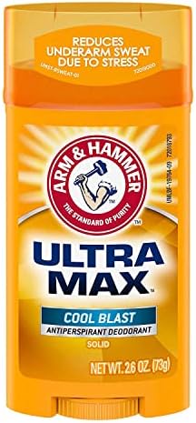 ARM & HAMMER ULTRAMAX Anti-Perspirant Deodorant Solid Cool Blast 2.6 oz (Pack of 6)