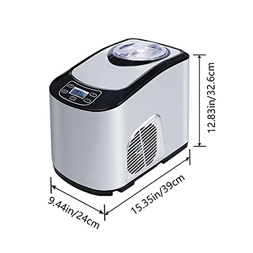 BAHAOMI Softeismaschine,Home 1,5 L Weich- / Hart-Eismaschine, Keine Vorkühlung Erforderlich, LCD-Display, Elektrische… – Bild 7
