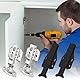 2 Stück Drucktüröffner, Schwarz Push to Open Türöffner aus Aluminiumlegierung und ABS, mit Automatischer Pop Up Funktion, für Schranktüren, Bücherschränken, Schubladen (Schwarz)