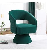 Swivel Accent Barrel Chair,Upholstered Comfy 360 Degree Swivel Single Accent Sofa Chair,Modern Ro...