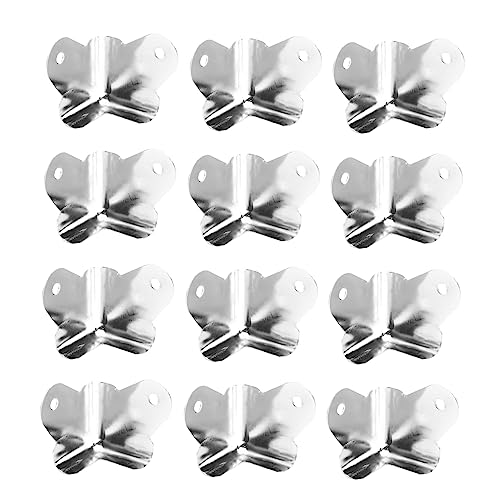 DIYEAH 24pièces Protection des Bords des Enceintes Protection des Coins des Enceintes Protection des Coins des des Fer