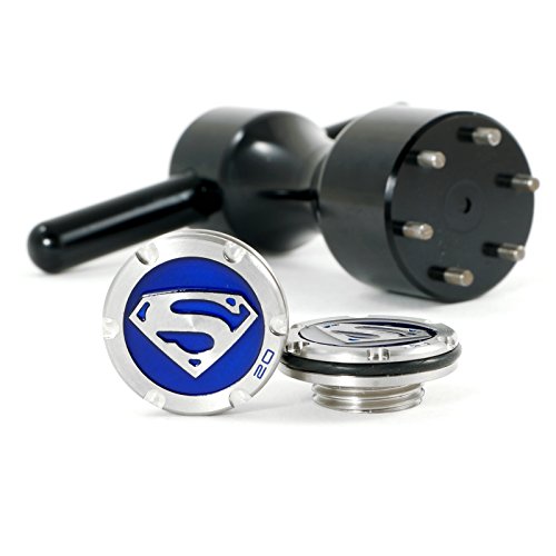 19th Hole Custom Shop 2 x 20g Blue Deluxe Tour Style Weights Wrench for Scotty Cameron Fastback, Squareback and Roundback Putters, SM (Black)