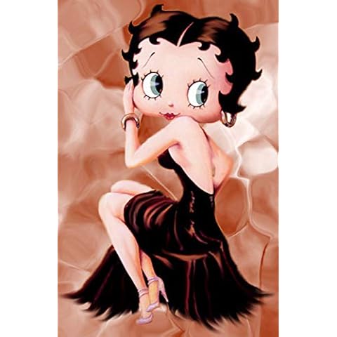 5D Diamond Painting DIY Full Drill Rhinestones, ABEUTY Betty Boop, Paint with Diamonds Crystal Diamond Art Kits (Betty Boop) Cover