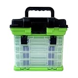 Angel-Takle-Box – 4-lagige tragbare Angelköder-Organizerbox | Aufbewahrungsbox für öffentliche Dienste für die Meeresangeln | Organizer für Fischerei