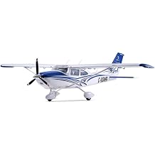 FMS 1500mm Cessna 182 RTF Remote Control Airplane with 3541-KV840 Brushless Motor, CNC Metal Landing Gear, LED Navigation Lights, High Wing Trainers for Adults and Beginners