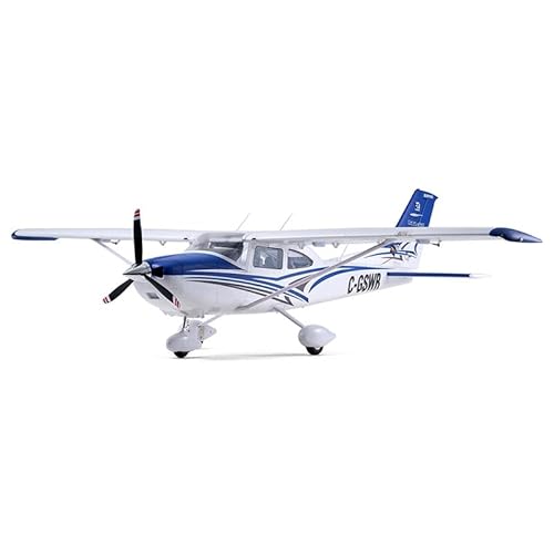 FMS 1500mm Cessna 182 RTF Remote Control Airplane with 3541-KV840 Brushless Motor, CNC Metal Landing Gear, LED Navigation Lights, High Wing Trainers for Adults and Beginners