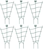 Robust & Langlebig - Die Rankhilfe zeichnet sich durch ihre Robustheit und Langlebigkeit aus. Damit gibt die Pflanzenrankhilfe Ihren Pflanzen die nötige Stabilität. Stecken Sie einfach das Blumengitter in den Blumentopf.