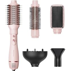 Wavytalk 5-in-1 Hair Dryer Brush Set AIR Sculpt, Dry & Style in One Step | Ceramic Coating, Less Damage, Multi Hair Styler with Diffuser for Volumizing, Curling & Sleeking, 3 Temperatures