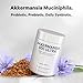 Codeage Akkermansia Muciniphila Probiotic Ultra - High-Potency 500M AFUs Akkermansia Probiotic Supplement - Enhanced Daily Probiotic & Prebiotic, Chicory Inulin - 3-Month Supply - 90 Capsules
