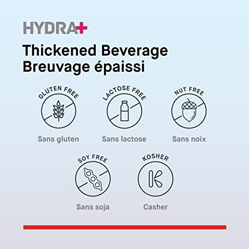 HYDRA + Lemon Flavoured Thickened Water, Moderately Thick IDDSI 3